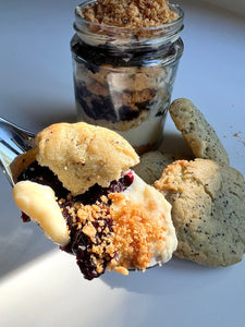 Coconut Lemon Blueberry Cookie Jar