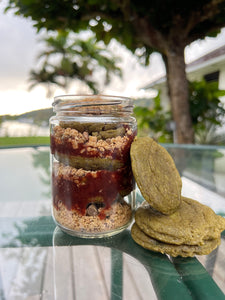 Pistachio Strawberry Cookie Jar