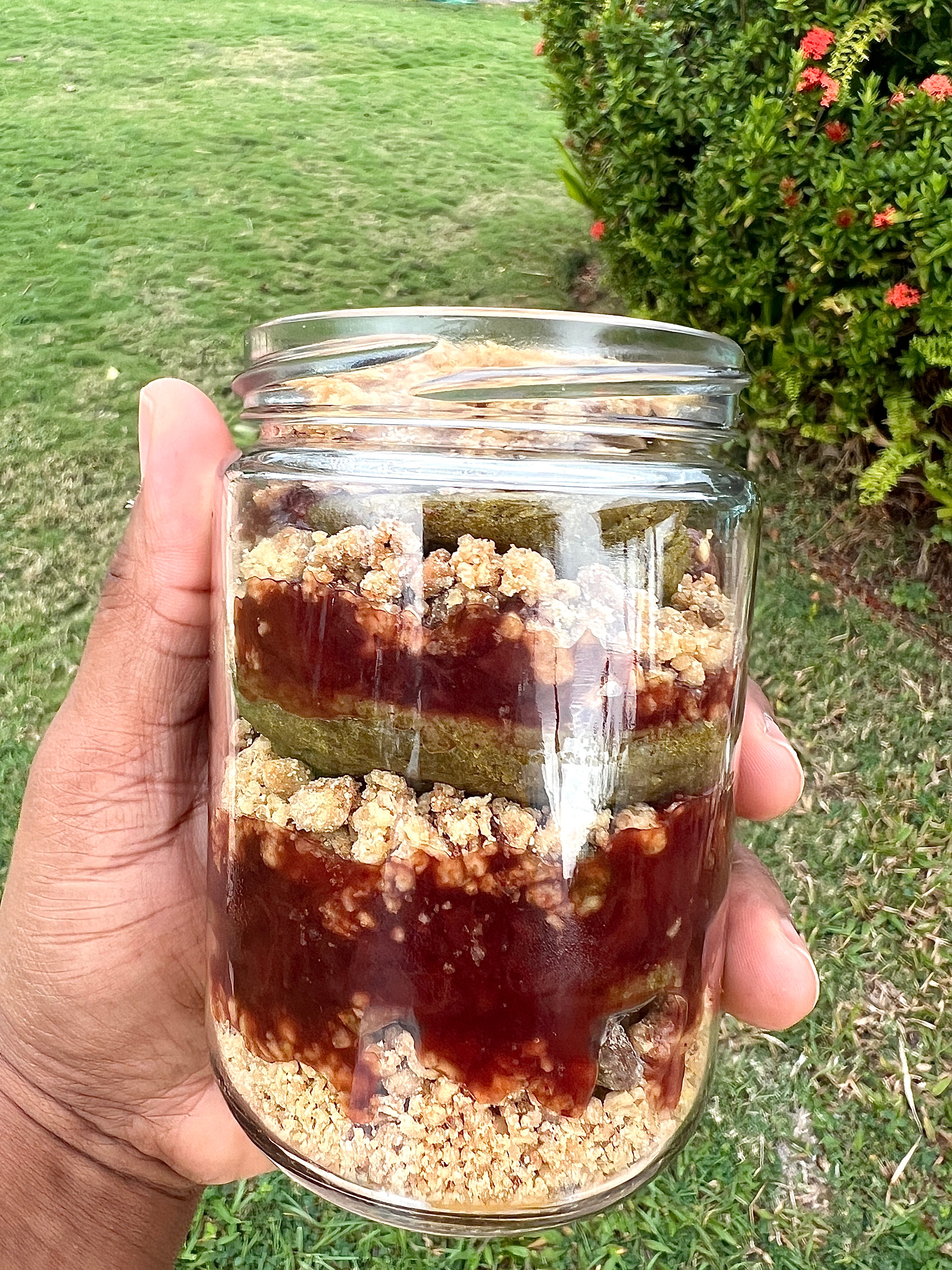 Pistachio Strawberry Cookie Jar