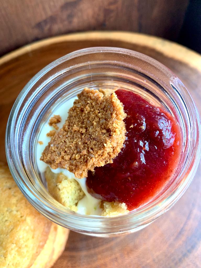 Strawberry Orange Cheesecake Cookie Jar