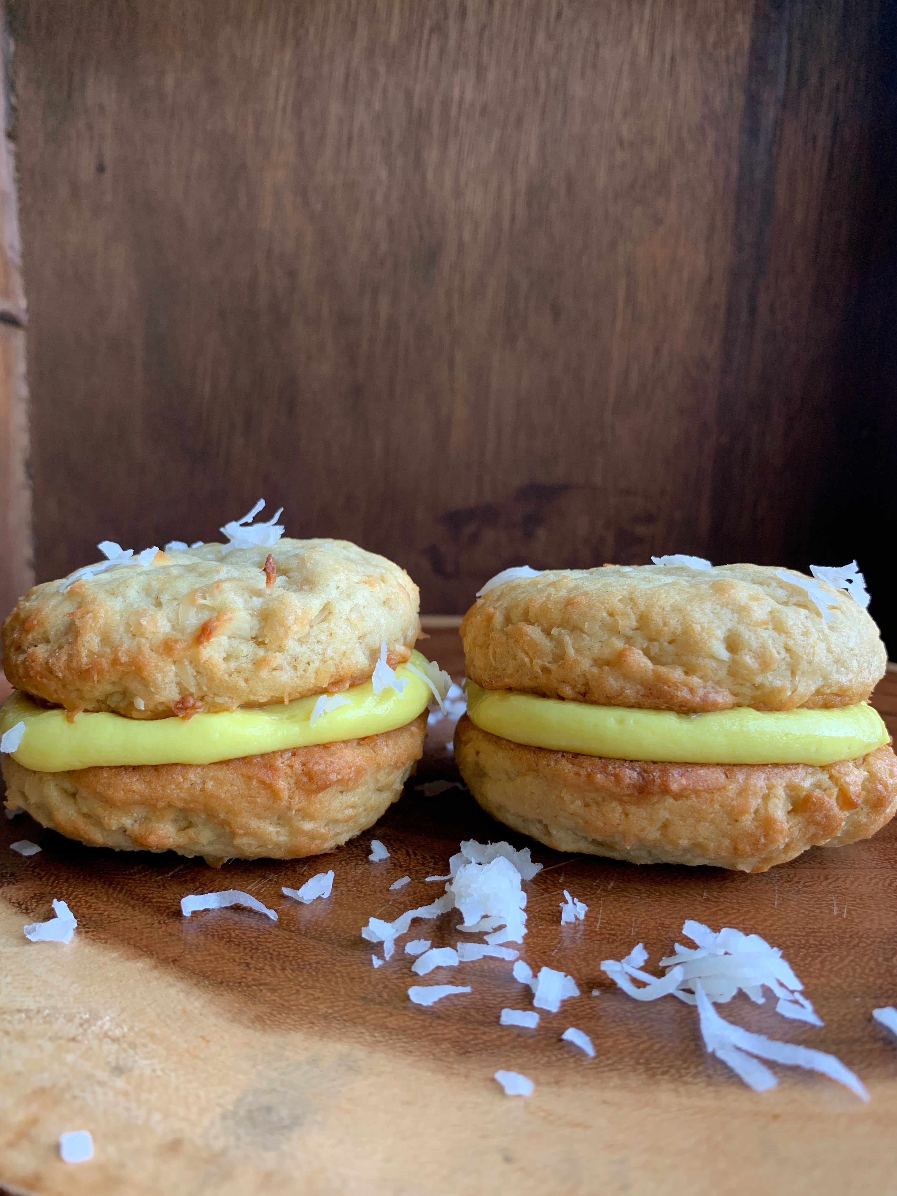 Coconut Pineapple Lemon Whoopie Pie