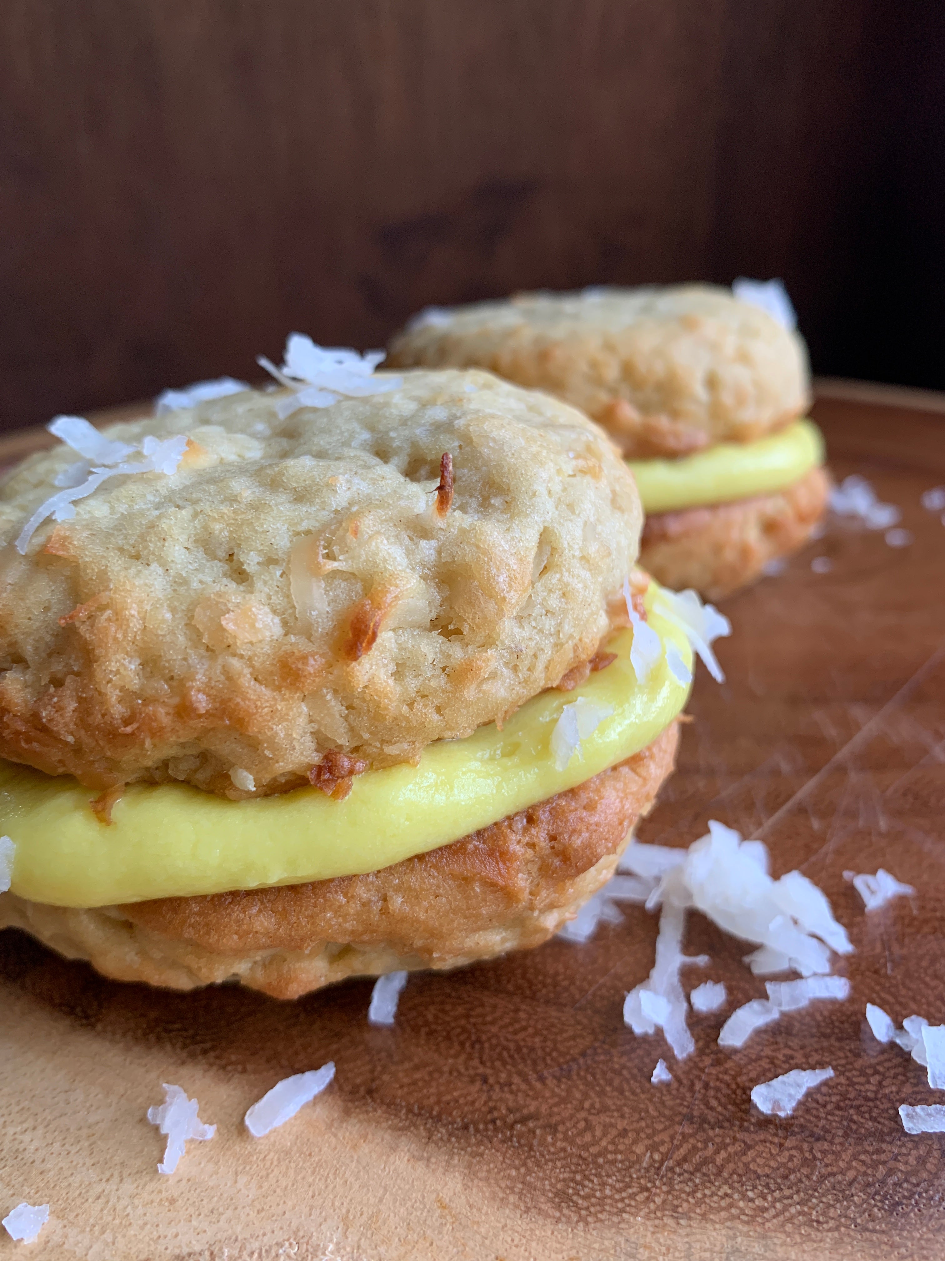 Coconut Pineapple Lemon Whoopie Pie